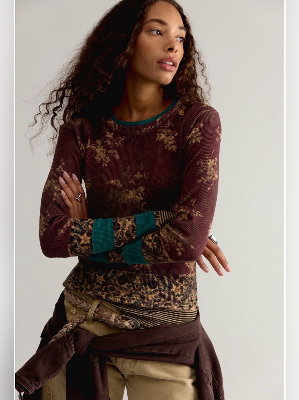 Free People Easy Does It Printed size xs - Picture 2 of 10